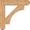 Ekena Millwork Westlake Craftsman Smooth Bracket w/ Offset Brace, Western Red Cedar, 7 1/2"W x 34"D x 34"H BKT0806X34X34WTL04SWR - alternate 4